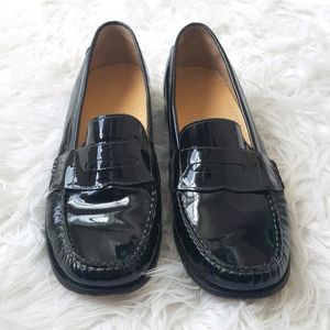 Cole Haan Black Patent Leather Loafer Size 9.5